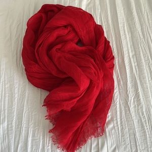 ZARA linen scarf